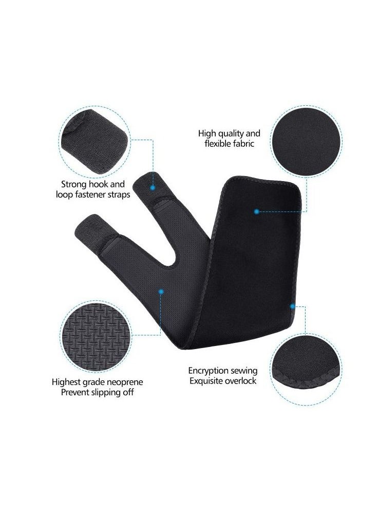 Generic - Adjustable Sports Thigh Trimmer Belt Universal Training Knee Pads Fat Burner Leg Wraps for Men and Women 1Pair - Image 1