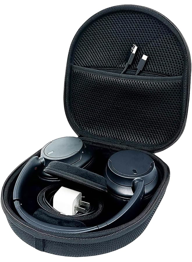 إيروريكس حافظة صلبة لسماعات Sony Wh Ch720N 710N 520 510 Bose Quietcomfort Qc Ultra 45 35 Jbl Tune Live حافظة تخزين سفر عالمية مع جيب شبكي وحافظة إضافية - Image 1