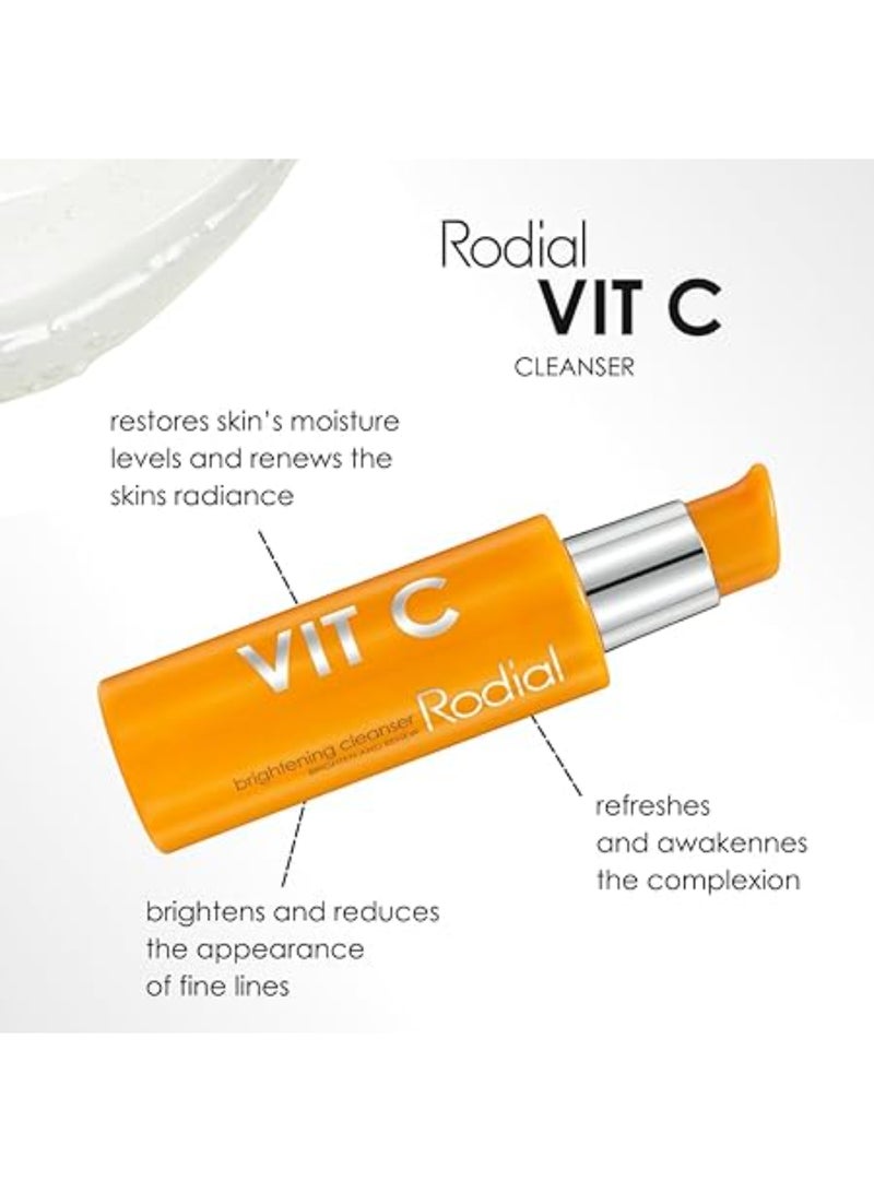 Rodial Vit C Brightening Cleanser 135ml – Intense Radiance for Dull Skin, Vitamin C & Fruit AHAs, Refreshing Gel for Post-Hyperpigmentation Relief 135ml - Image 3