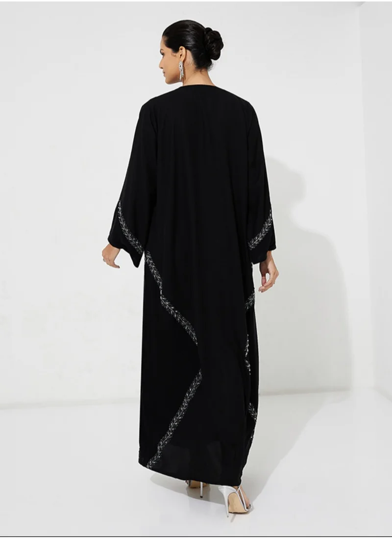 Rosette Abaya Black FCS Silver