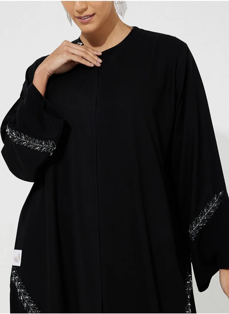 Rosette Abaya Black FCS Silver