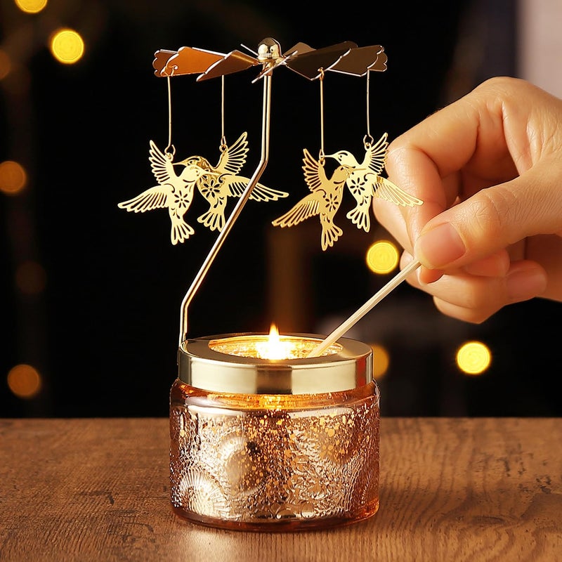 DAISRED Hummingbird Gifts for Women, Birthday Gifts for Mom Daughter Sister Wife, Unique Easter Gift for Friend Women, Rotatable Scented Candles Gift for Mothers Day Anniversary Christmas - Image 2