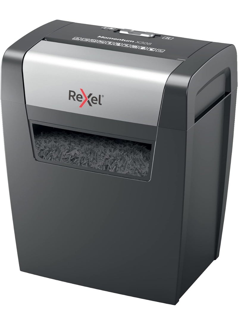 Rexel Momentum X308 Cross Cut Paper Shredder - Image 1