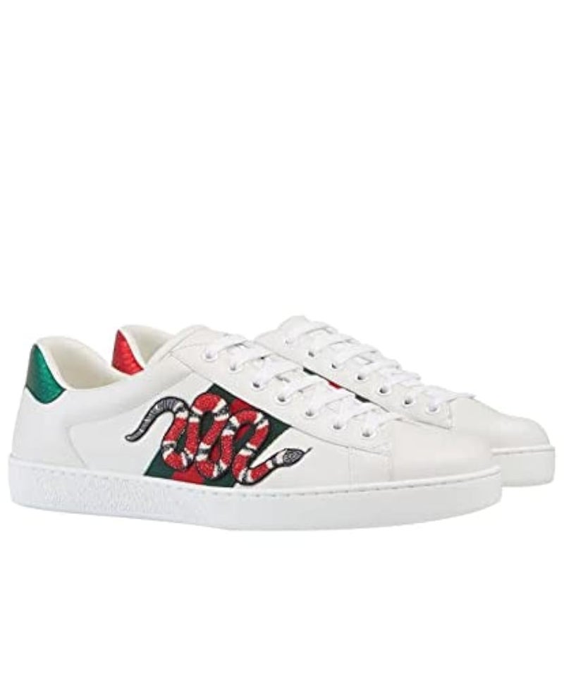 Private Laces أربطة أحذية بديلة ل Gucci Ace (نسائية، بيضاء) - Image 4