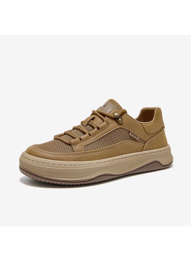 U.S. Polo Assn. Men's Casual Shoes Retro Patchwork Fashion Breathable Sneakers - Image 2