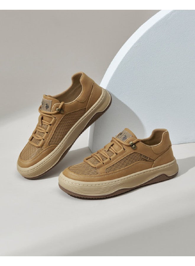 U.S. Polo Assn. Men's Casual Shoes Retro Patchwork Fashion Breathable Sneakers - Image 1