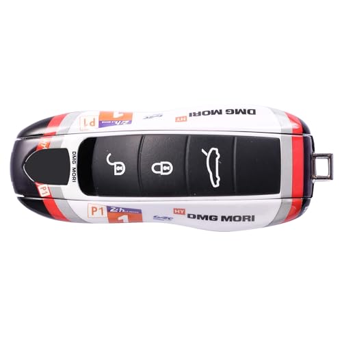 TINKI Premium Car Key Fob Cover Case for Porsche Panamera, Cayenne, Macan, Boxster, Cayman, 718, 911 | Slim Protective Keyshell | Anti-Scratch & Lightweight Design (Red, L) - Image 5