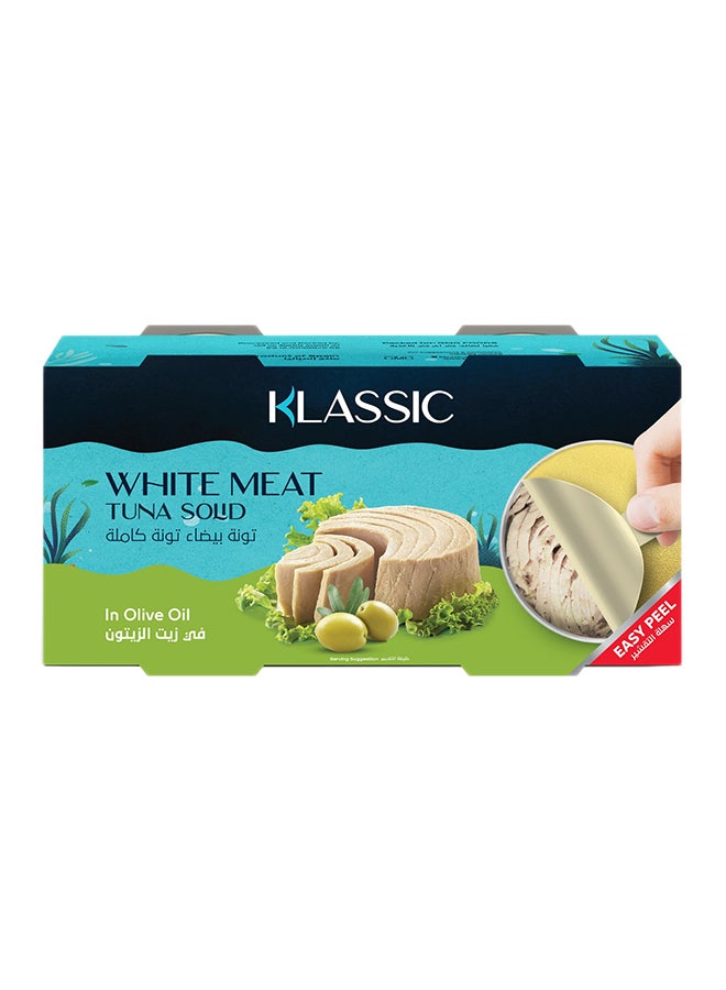 Klassic White Meat Tuna Solid Olive Oil 2 x 320g  - Image 1