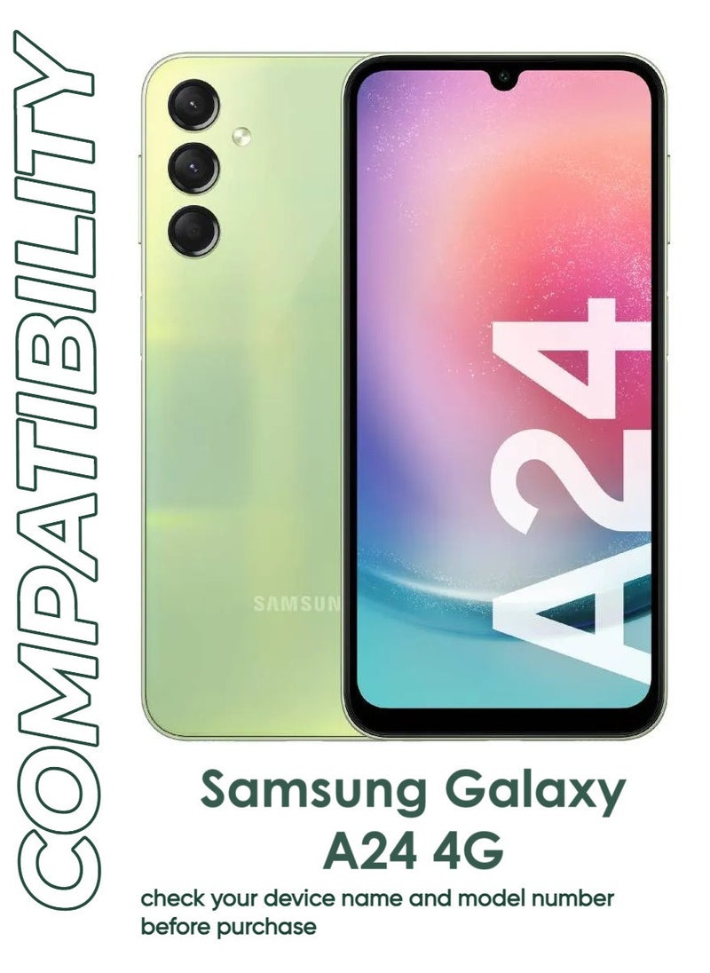 ACLIX 4 Pieces Antistatic ESD Dustproof Premium Quality High Definition Tempered Glass Screen Protector Designed For Samsung Galaxy A24 4G - Image 3