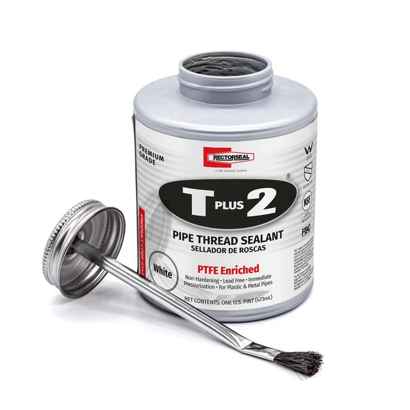 Rectorseal راكتورسيل 23431 فرشاة بانت توب تي بلس 2 مادة ختم خيوط الأنابيب - Image 3