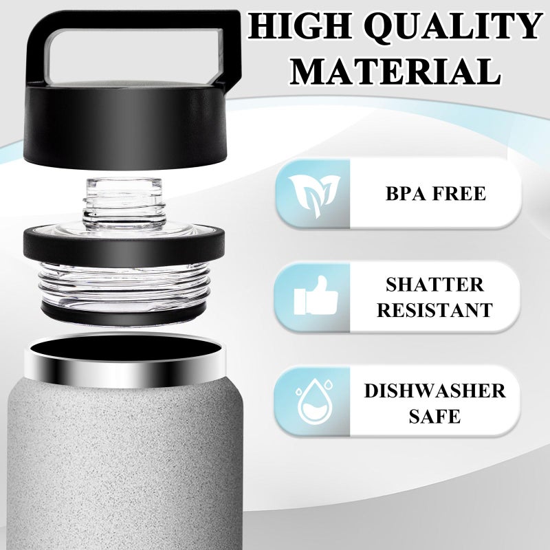 TiciKim Chug Cap for YETI Rambler Bottle Fits for 18 oz 26 oz 36 oz 64 oz Chug Replacement Lid Cap Water Bottle Accessories Compatible with Yeti Rambler Bottle Models - Image 2