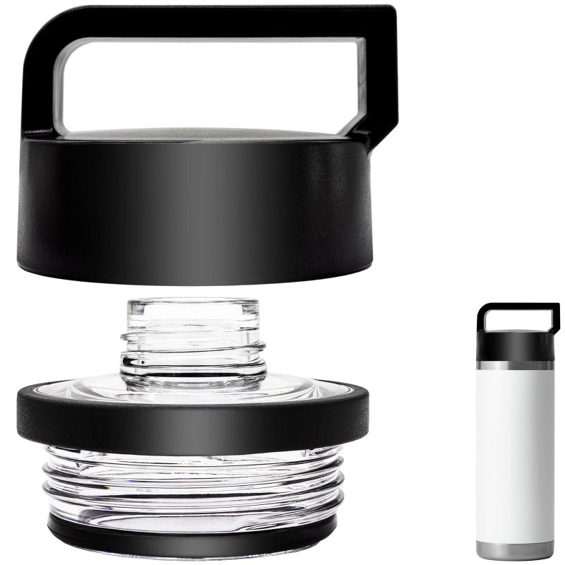 TiciKim Chug Cap for YETI Rambler Bottle Fits for 18 oz 26 oz 36 oz 64 oz Chug Replacement Lid Cap Water Bottle Accessories Compatible with Yeti Rambler Bottle Models - Image 1