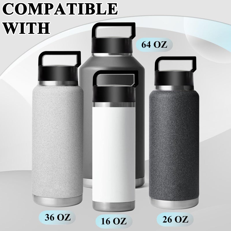 TiciKim Chug Cap for YETI Rambler Bottle Fits for 18 oz 26 oz 36 oz 64 oz Chug Replacement Lid Cap Water Bottle Accessories Compatible with Yeti Rambler Bottle Models - Image 3