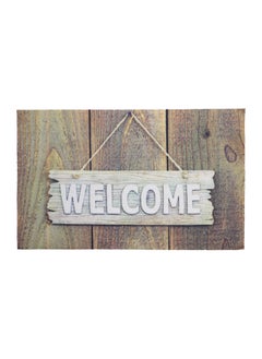 Status Contract 3D Printed For Home Kitchen Living Bathroom Office Entrance Anti Slip Floor Door Mat, Brown Wood Print, 38 x 58 Cm  - Image 2