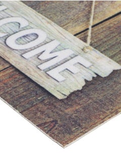 Status Contract 3D Printed For Home Kitchen Living Bathroom Office Entrance Anti Slip Floor Door Mat, Brown Wood Print, 38 x 58 Cm  - Image 5
