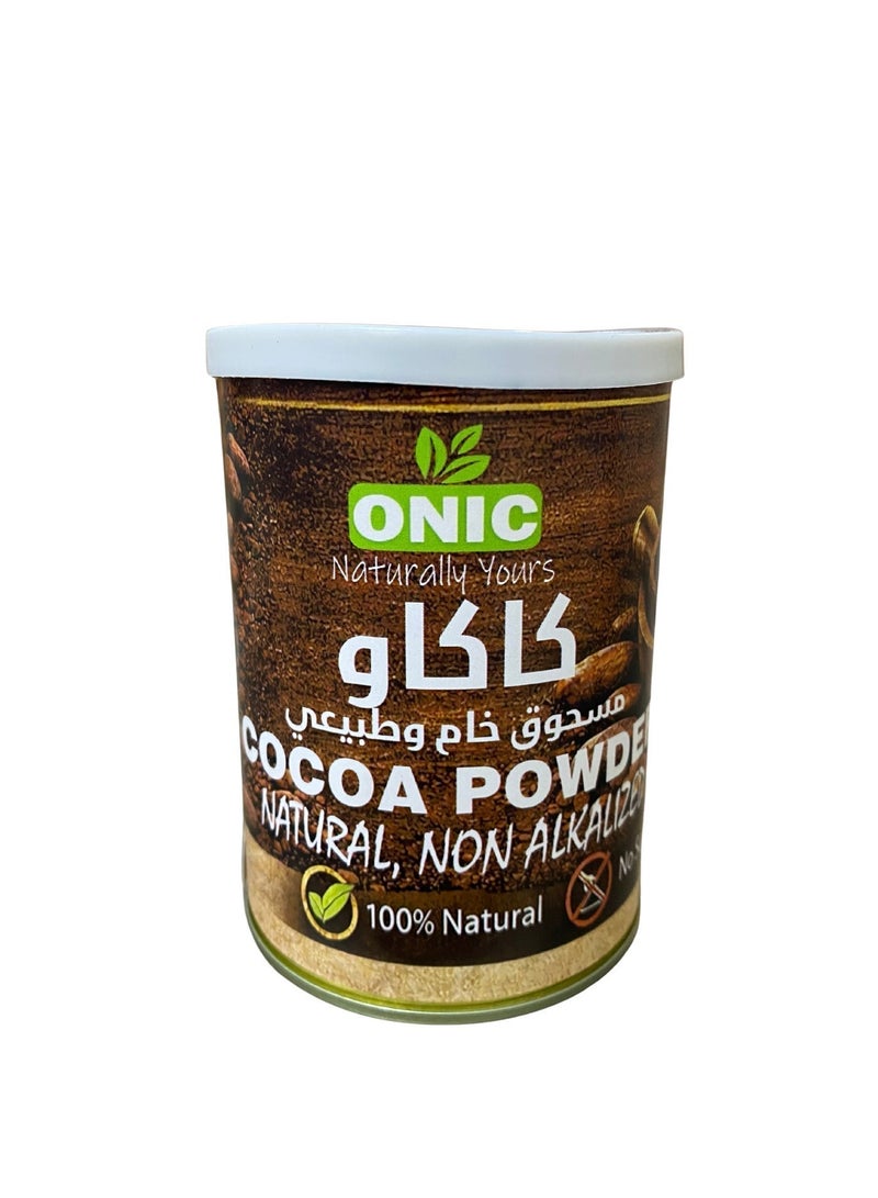 ONIC Natural Unsweetened Cocoa Powder - Non-Alkalized & 100% Pure | Rich in Antioxidants & Flavanols| Sugar-Free for Drinks, Smoothies & Baking - 150 grams - Image 1
