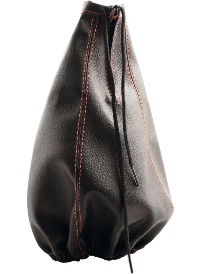 PILOT Automotive Pm-2230Ez Black Shift Boot With Red Stitch - Image 1