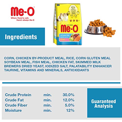 Me-O Kitten Dry Cat Food (Ocean Fish ) 1.1 Kg - Image 4