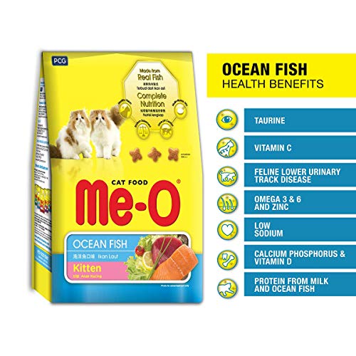Me-O Kitten Dry Cat Food (Ocean Fish ) 1.1 Kg - Image 3