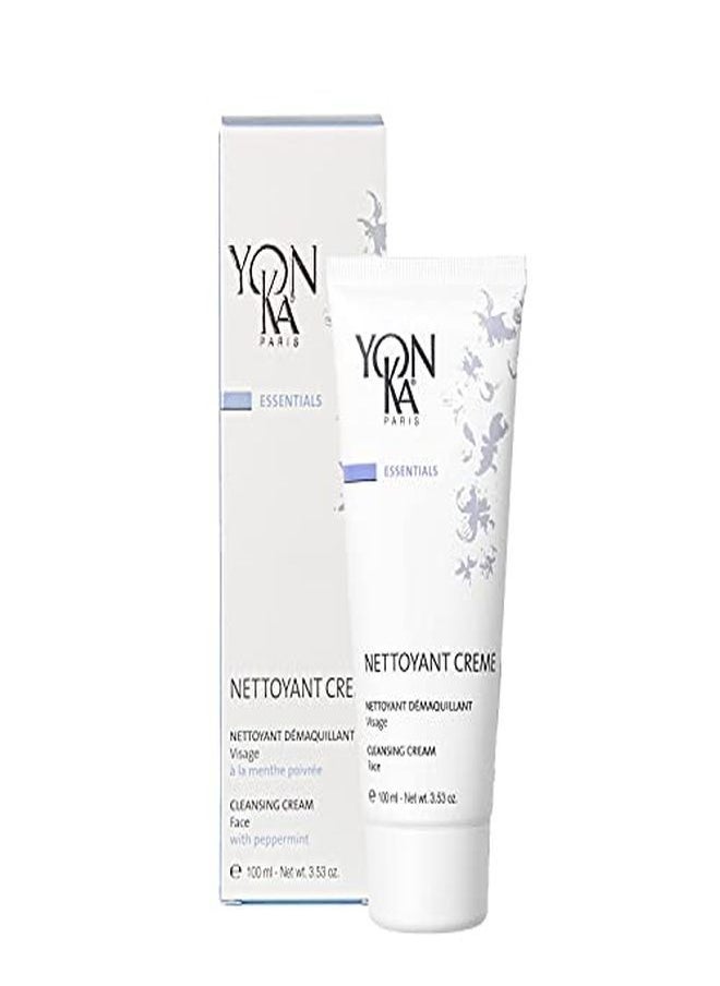 Yonka - A Nettoyant Creme (100Ml) Cleansing Makeup Remover Cream Remove Impurities And Highcoverage Makeup Easily With Calming Peppermint And Plant Glycerin Sensitive To Acne Prone Skin Parabenfree - Image 1
