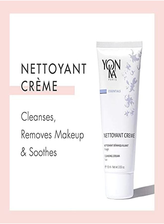 Yonka - A Nettoyant Creme (100Ml) Cleansing Makeup Remover Cream Remove Impurities And Highcoverage Makeup Easily With Calming Peppermint And Plant Glycerin Sensitive To Acne Prone Skin Parabenfree - Image 1