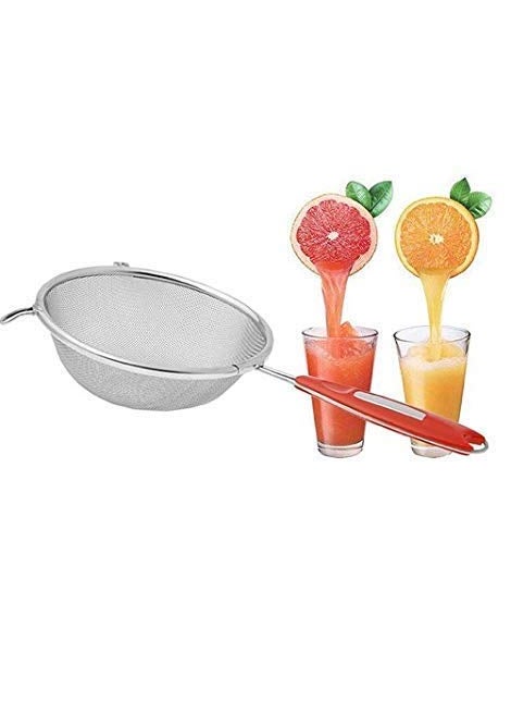 C DEVICE C DEVICE Combo of Potato Vegetables Pav Bhaji Masher with Stainless Steel Soup Strainer Egg Beater Whiske  - Image 2