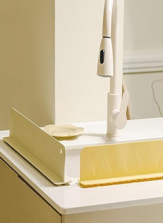 AESTROKE Silicone Sink Splash Guard for Kitchen,Sink Anti-Splash Baffle | Kitchen Water Baffle Plate Splash Guard | Anti-Splatter Board | Flexible Blocking Barrier | Pcs 1 (Multicolor) - Image 4