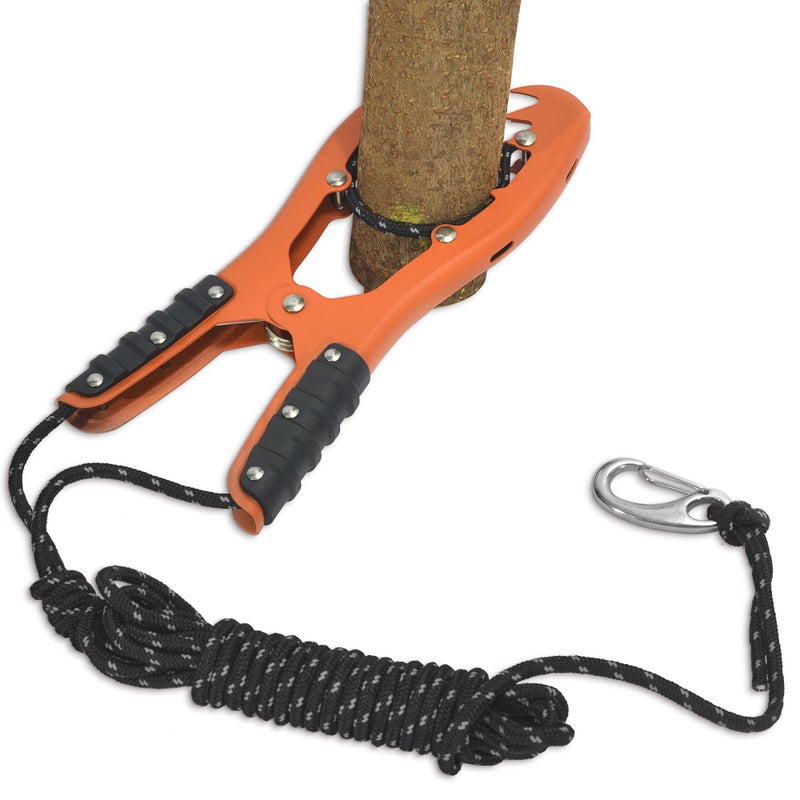 Antidious Kayak Brush Gripper, Kayak Anchor Grip With 16.4Ft Paracord And Snap Hook To Anchor Float, Canoe, Boat For Fishing Boating Camping (1Pack, Orange) - Image 1