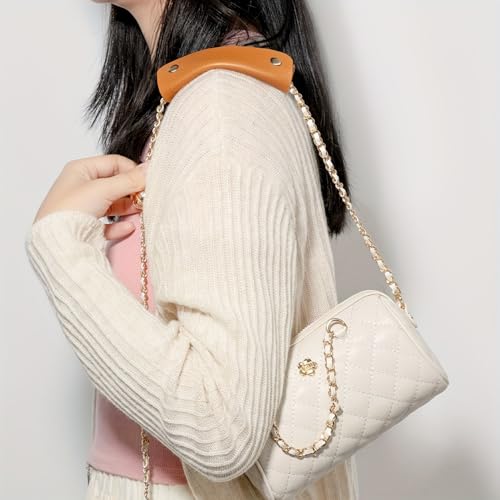 ArrErr 4 Pack Tote Bag Top Handle Pads with 3 Snaps Non Slip Shoulder Straps Wrap Cover Grips for Tote Top Handle Bag Underarm Purse Shoulder Bags Handbags Keeps Double Handles Together - Image 5