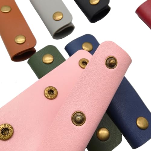 ArrErr 4 Pack Tote Bag Top Handle Pads with 3 Snaps Non Slip Shoulder Straps Wrap Cover Grips for Tote Top Handle Bag Underarm Purse Shoulder Bags Handbags Keeps Double Handles Together - Image 4