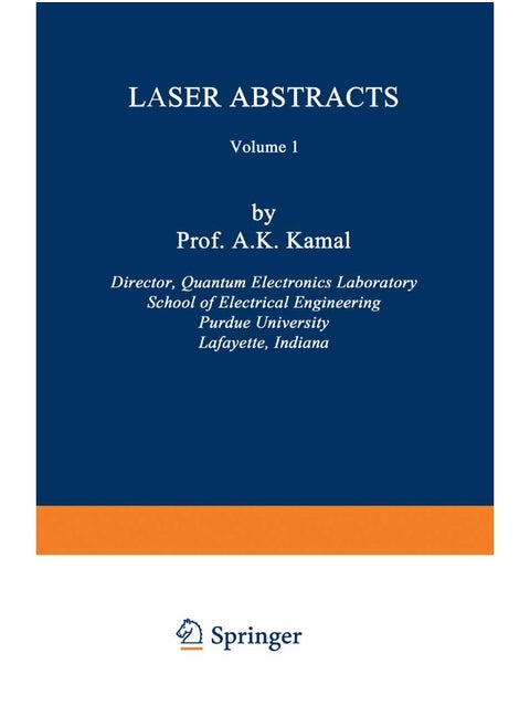 Laser Abstracts: Volume 1