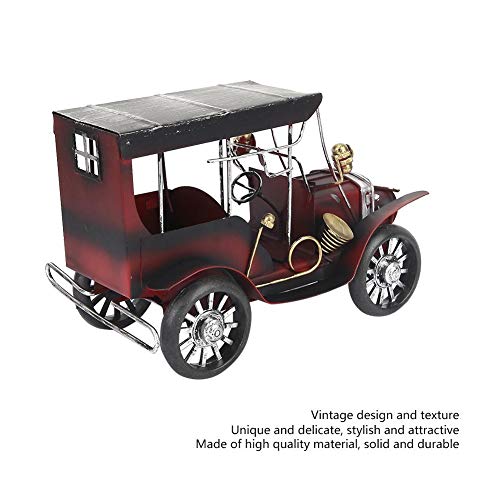 Sanpyl Old Vintage Car Model, Antique Car Miniature Arts Craft for Home Office Desk Shelf Decoration Gift Idea - Image 2