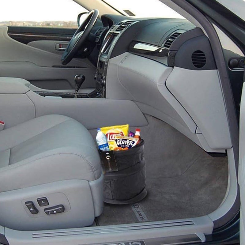 HENGSONG Car Bin Bag Garbage Trash Carry Bag Foldable & Waterproof Hanging Rubbish Bag Organizer - Image 5