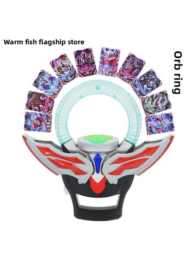 Generic - Ultraman Sword Ultraman Sword Ultraman Transformer Authentic Ring Set Children's Vocal Toy-Color:Holy Sword Free 30 Films - Image 1