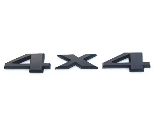 EmbRoom 2 Pack 4x4 Emblem Badge Nameplate 3D Car Sticker Decal Compatible for Universal car (Black) - Image 4