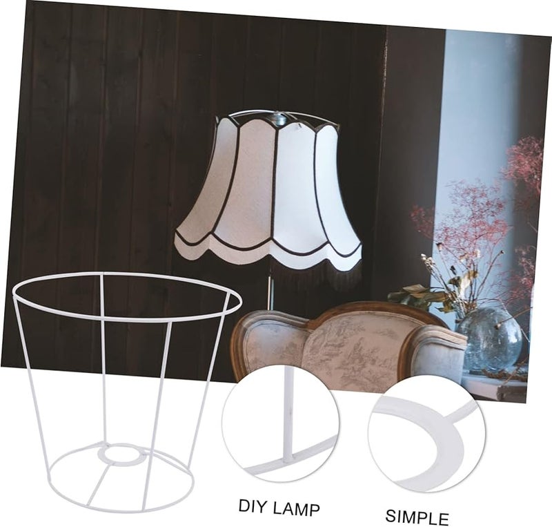 عربست إطار ظلال مصباح حديدي عصري للتركيب الذاتي لمصابيح الطاولة والأرضية، سهل التجميع، ديكور للمنزل والمقهى - Image 3