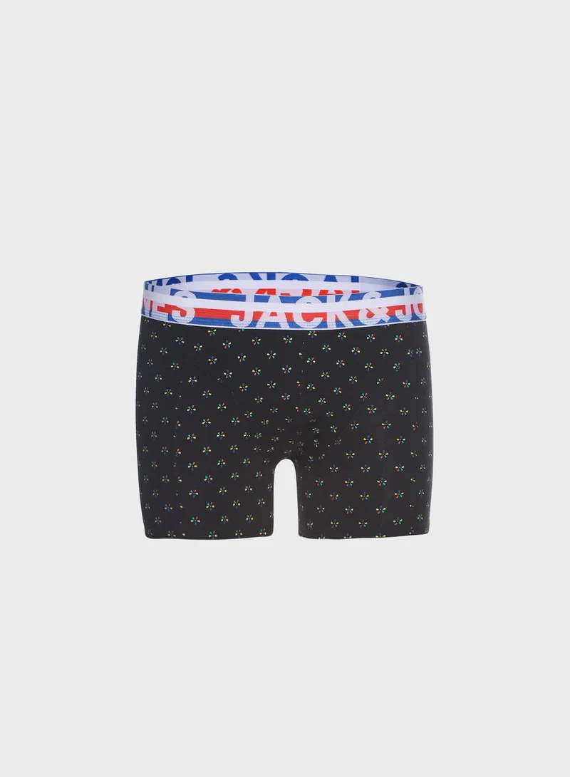JACK & JONES 3 Pack Assorted Trunks