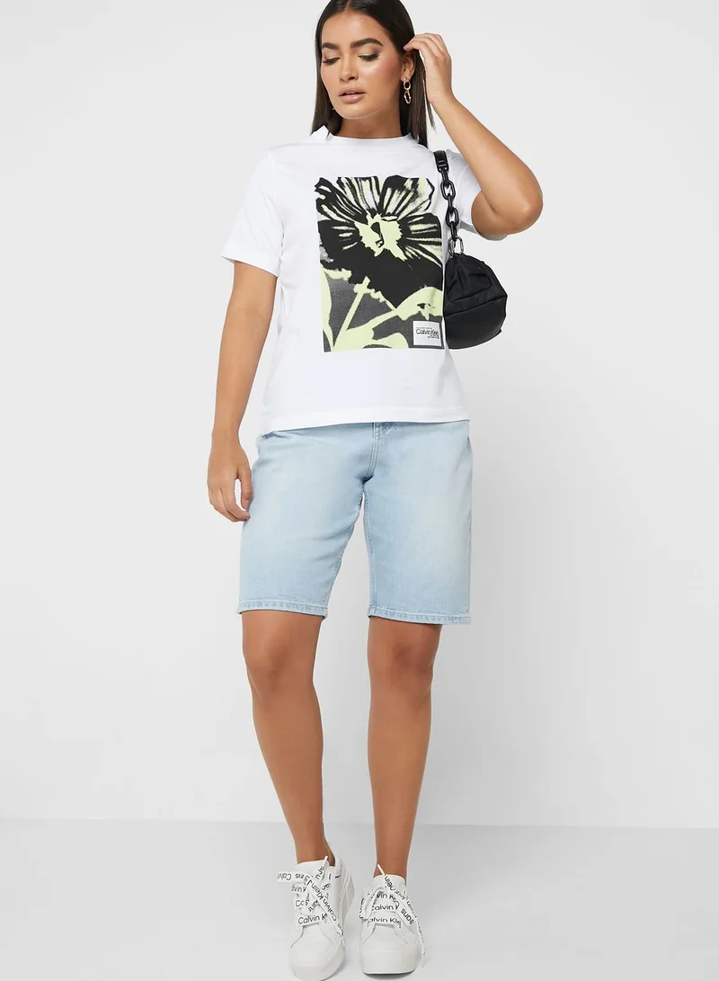 CALVIN KLEIN High Waist Shorts