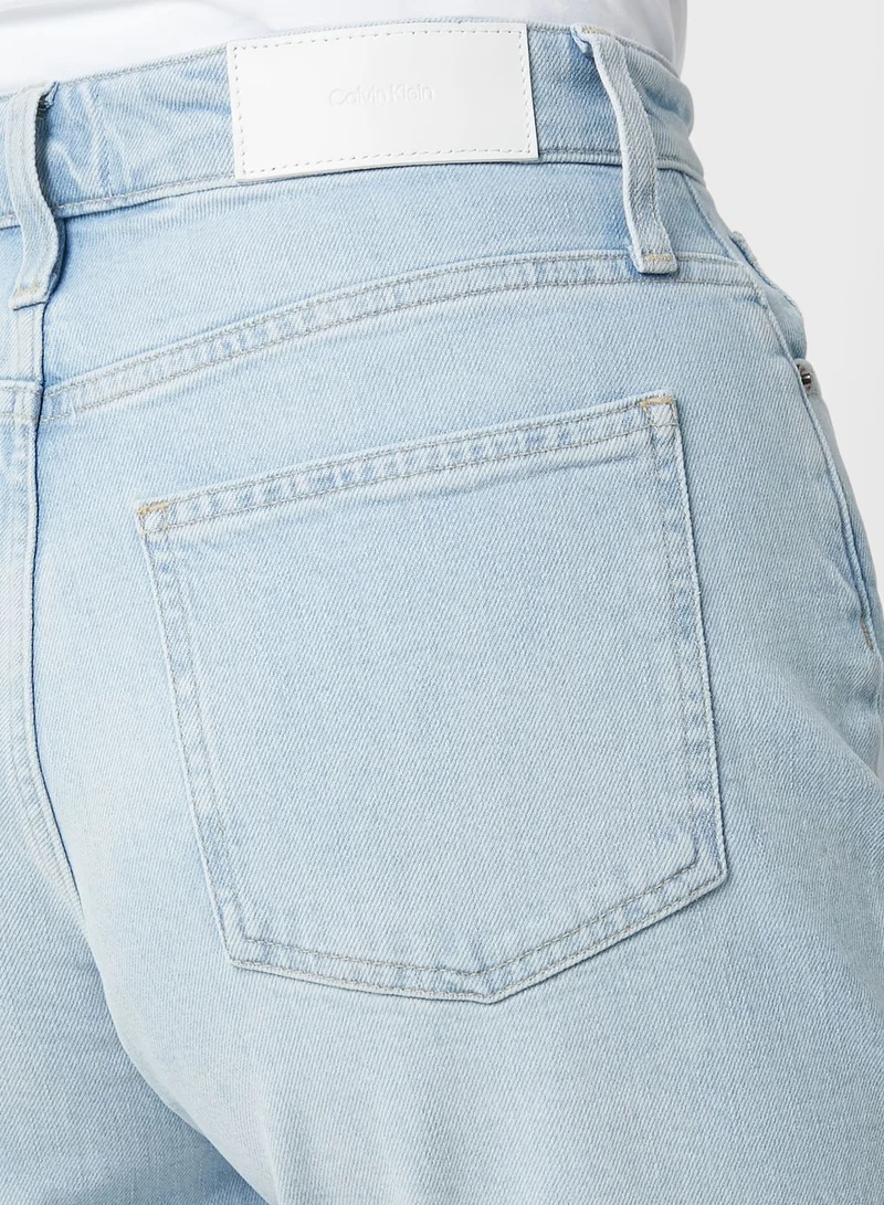 CALVIN KLEIN High Waist Shorts