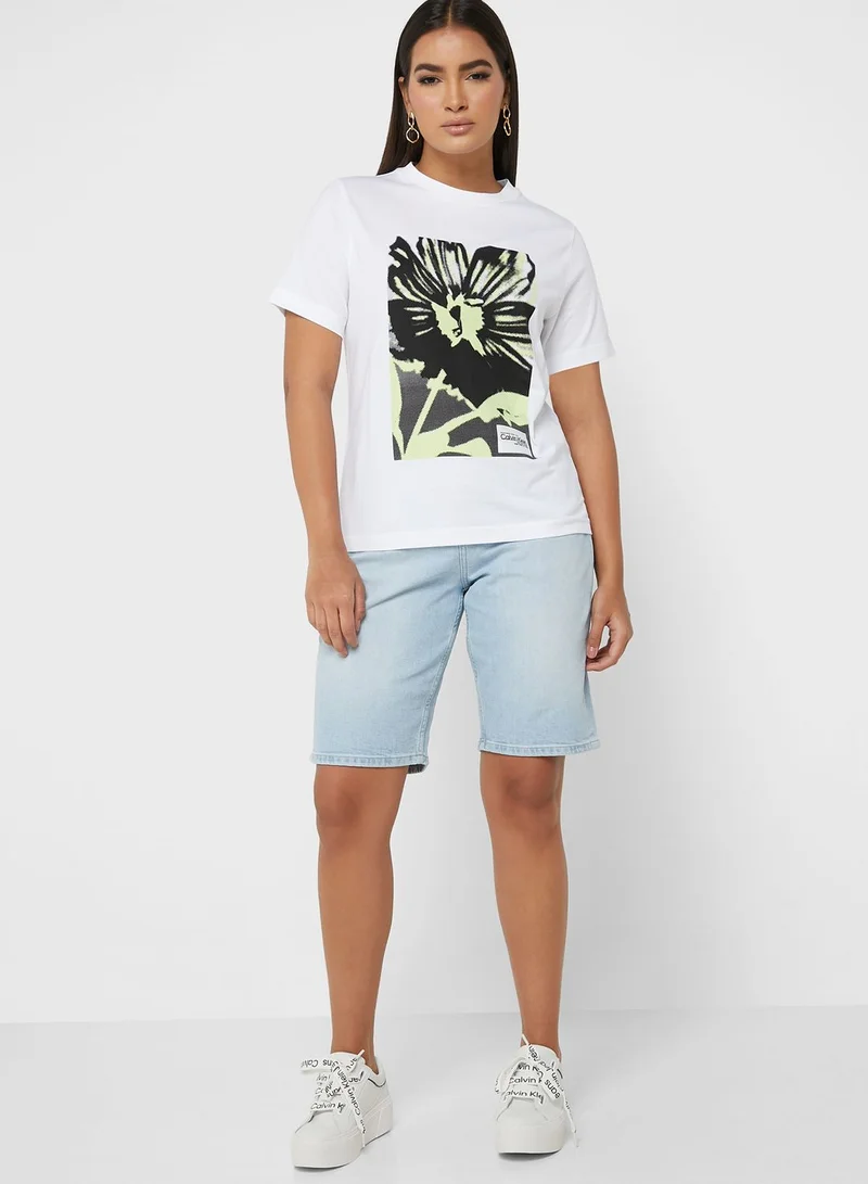 CALVIN KLEIN High Waist Shorts