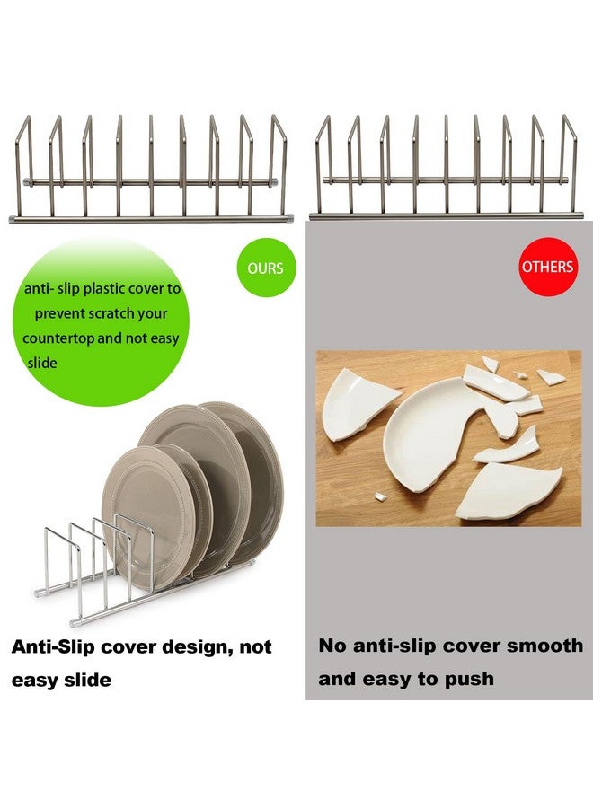 FitWell Home Products FitWell Kitchen Bakeware Organizer,Plate Racks,Rack for Plastic Lids,Cutting Boards,Cookie Sheets,Pots & Pans Holder,Compact Kitchen Storage,Cabinet Organizer - Image 4