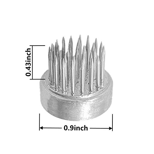 Eggone Japanese Flower Frog Mini Kenzan Floral Frog 23mm/0.9inch Diameter Ikebana Flower Arranger Holder Stainless Steel Pin for Small Vase (6Pcs) - Image 2