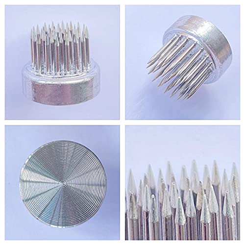Eggone Japanese Flower Frog Mini Kenzan Floral Frog 23mm/0.9inch Diameter Ikebana Flower Arranger Holder Stainless Steel Pin for Small Vase (6Pcs) - Image 3