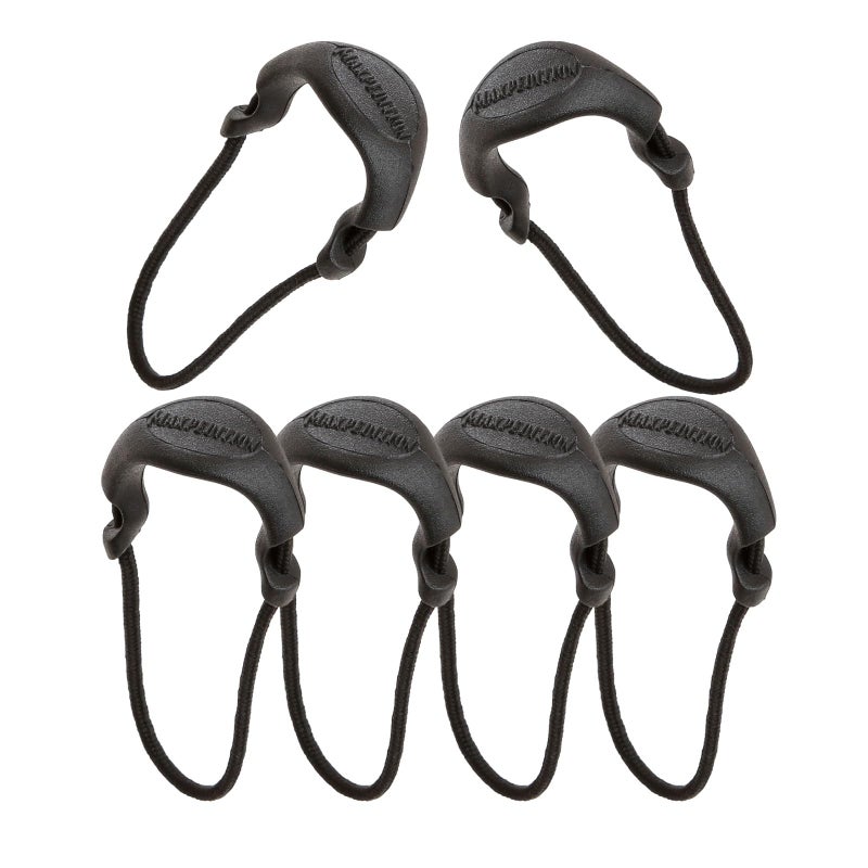 Maxpedition Small Zipper Pulls (6 Pack), Black - Image 1