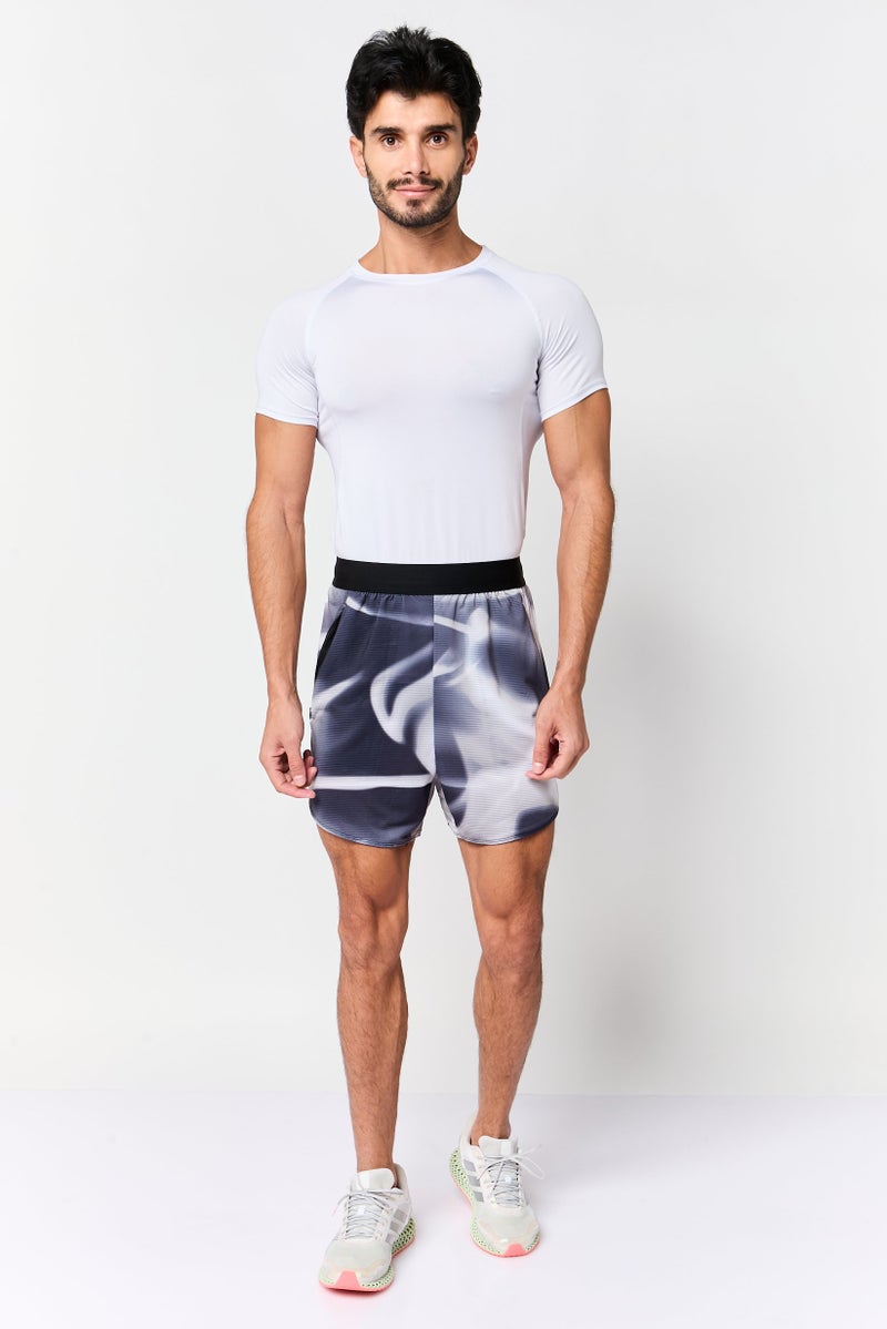 Adidas Men Sportswear Fit 5 Inseam Training Shorts, Multicolor - Image 3