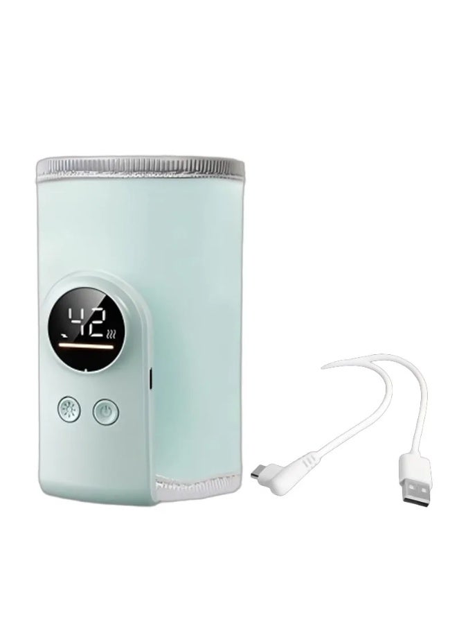 USB Multifunctional High-capacity Baby Feeding Bottle Smart Temperature Control Warmer Screen Newborn Baby Bottle Warmer Sleeve - Image 1