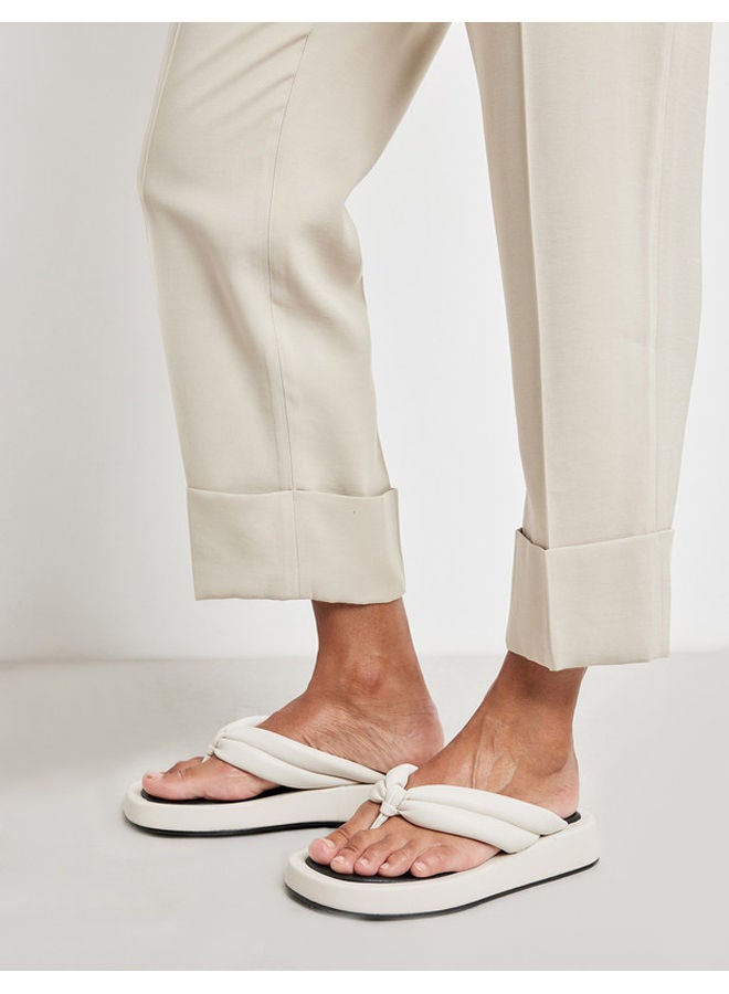 GERRY WEBER Straight trousers with a 3/4-length leg and turn-ups - Image 4