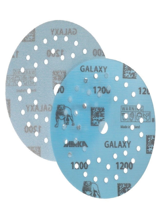 ميركا ورق صنفرة ميركا جالاكسي متعدد الاستخدامات مقاس 5 بوصات (125 مم) - حبيبات 1200، 50 قرصًا/عبوة - مادة كاشطة ممتازة لراتنج الإيبوكسي والخشب والمعادن - تقنية ذاتية الشحذ لا تسبب الانسداد - مثالية لآلات الصنفرة الكهربائية - Image 3