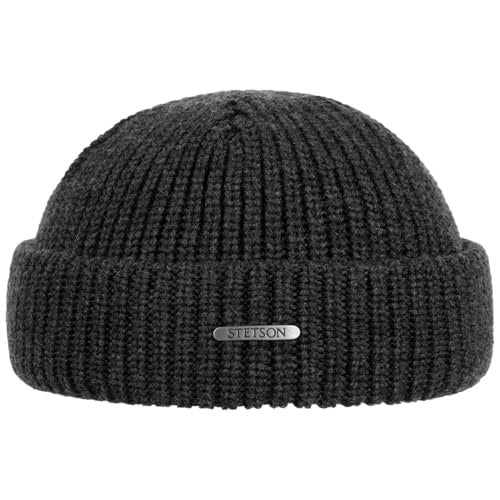Stetson Nashville Knit Docker Cap Women/Men Anthracite One Size - Image 1