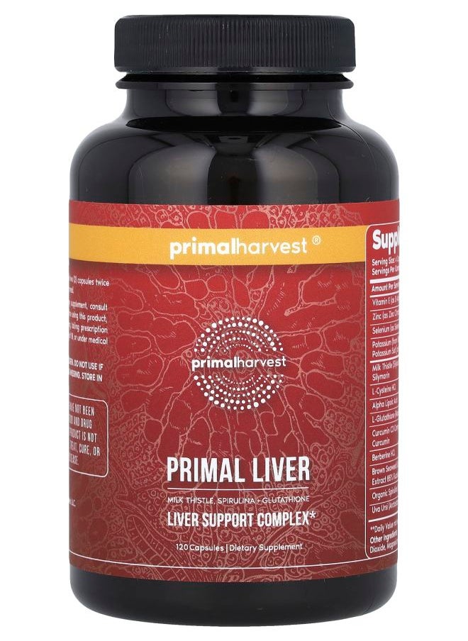 Primal Harvest Primal Liver 120 Capsules 